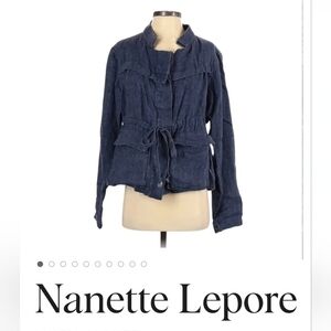 Nanette Lepore Linen Jacket Size 8